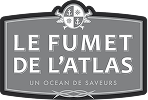 Le Fumet de L'Atlas logo with French text 'Un Océan de Saveurs' and emblem on top